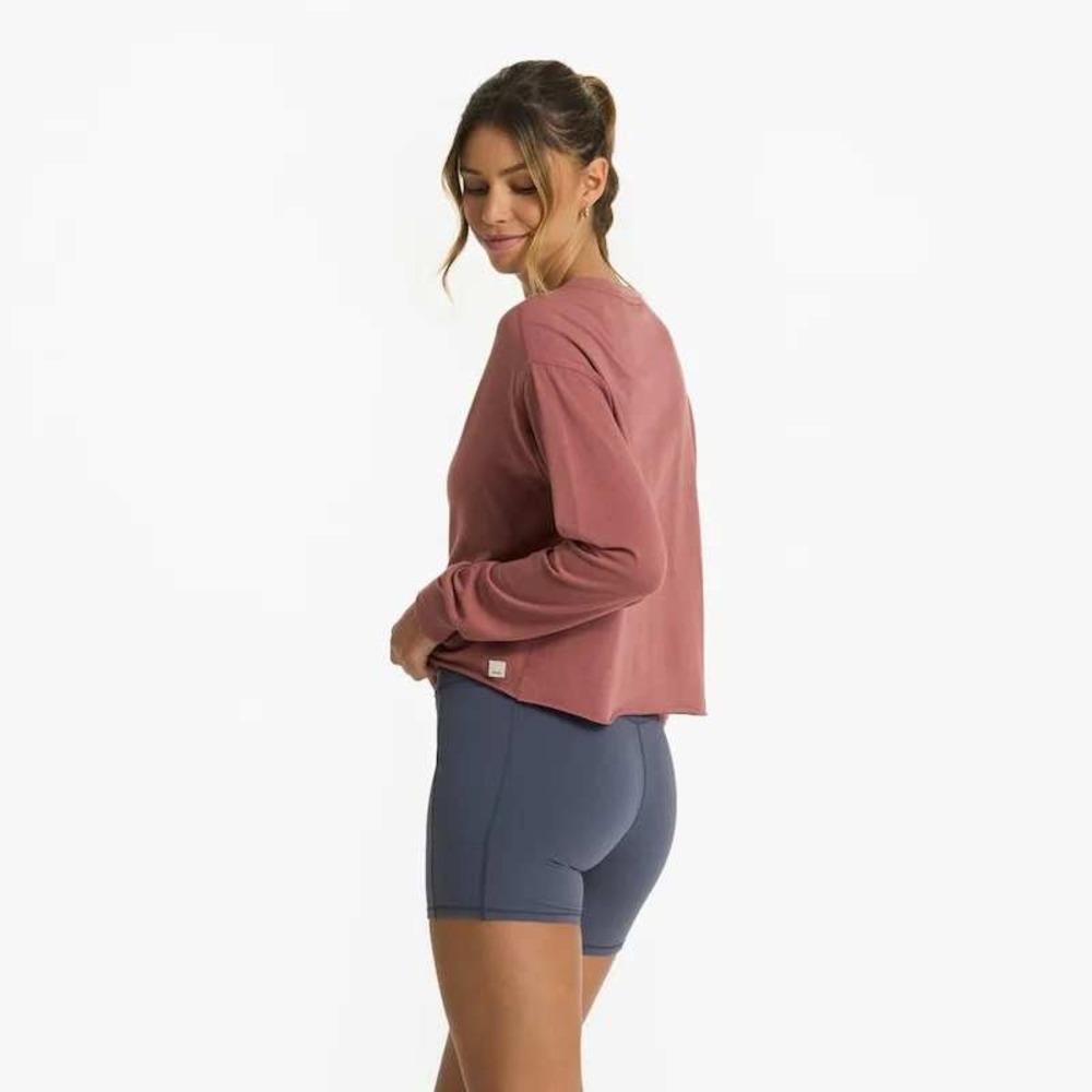 Vuori Coast tee boxy terracotta euc Med cozy post workout daywear fun athleisure - Picture 2 of 12